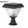 NEWDAYS brand's new cross-border integrated solar LED column head lamp, outdoor waterproof wall lamp, garden lamp, high-brightness light-controlled sensor landscape lamp, solar lamp and street lamp Application Scenario